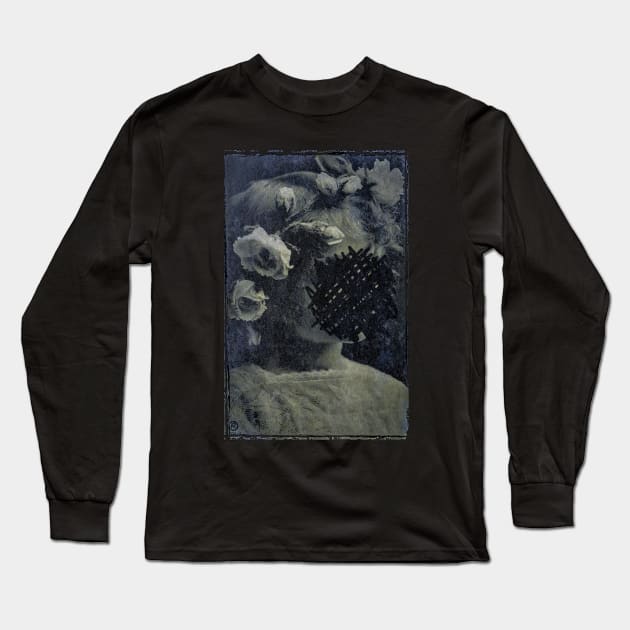 Scratched out face Long Sleeve T-Shirt by Digital GraphX